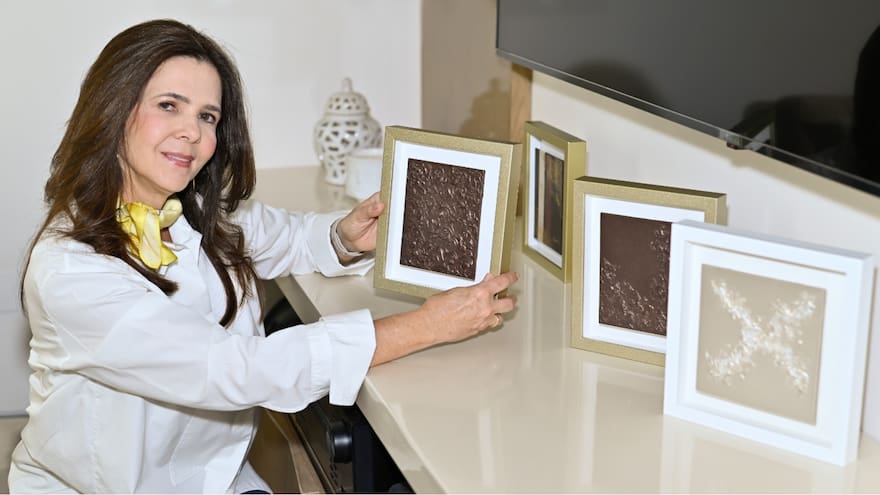 Marianella Schembri: pinturas con trazos llenos de amor y servicio