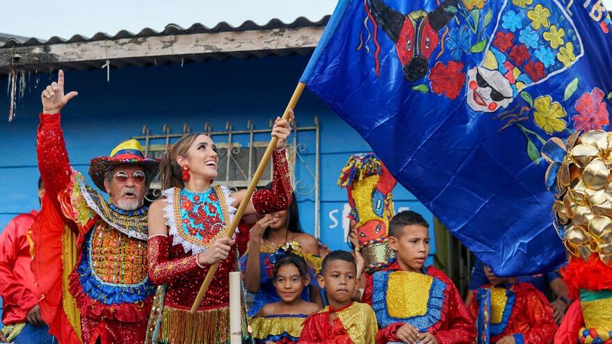El gesto de la Reina del Carnaval 2024 con fundador del Congo Costeño