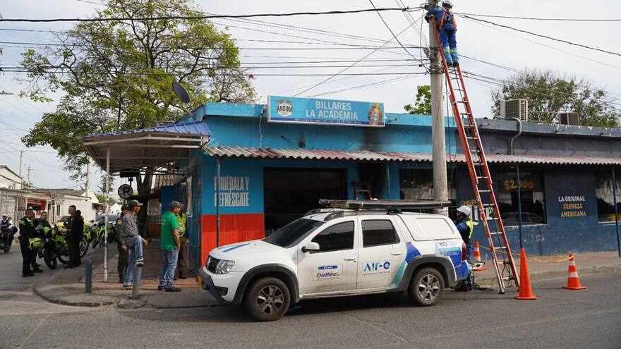 Por robo de energía, cierran dos billares en el sur de Barranquilla