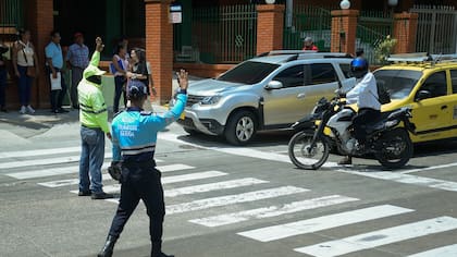 El caos del tránsito automotor