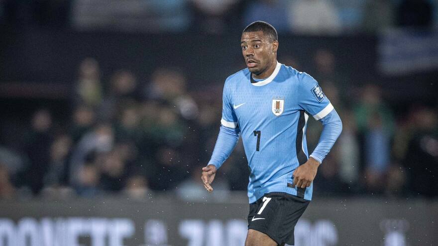 Nicolás de la Cruz no estaría con Uruguay frente a Colombia