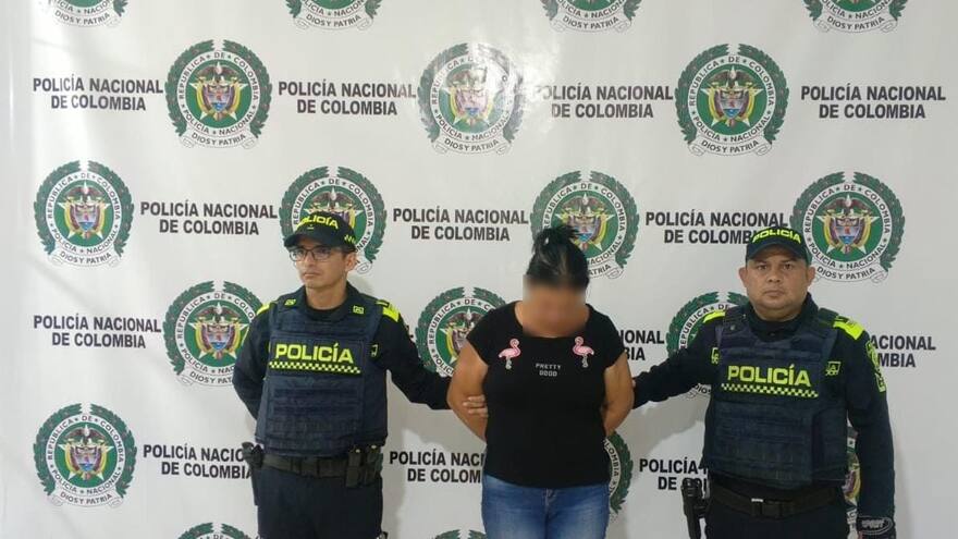 Valledupar: capturan a mujer en el barrio San Fernando por concierto para delinquir