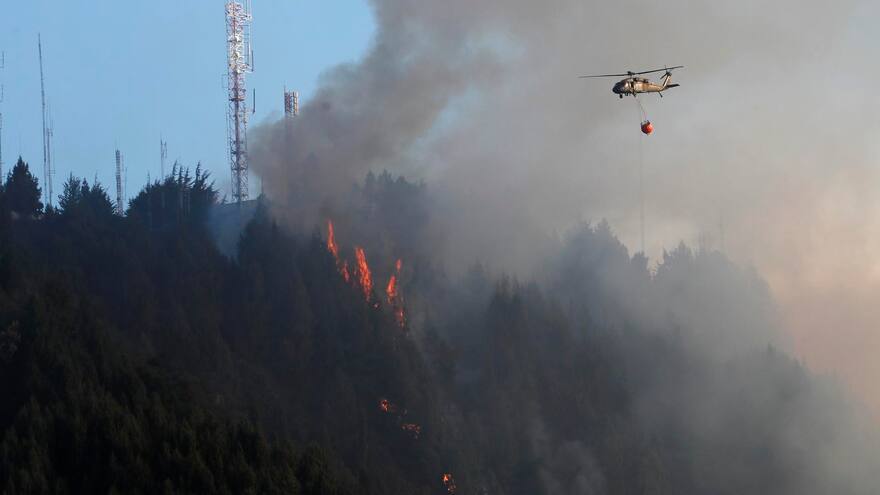 Incendios forestales en Colombia: siguen activos 17 en varias partes del país