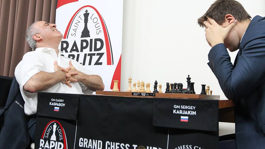 Kasparov, rey del ajedrez, regresa y empata con la nueva generación