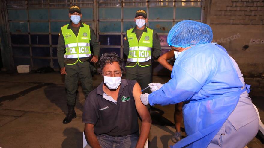 Valledupar empezó a vacunar contra covid-19 a habitantes de calle