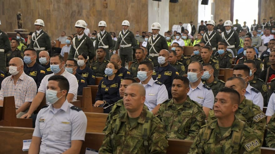Así transcurren las ceremonias litúrgicas por policías asesinados en el país