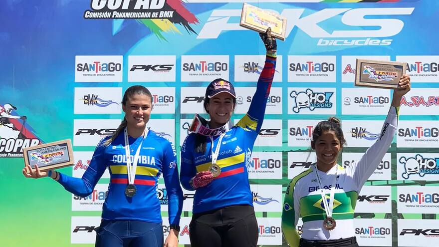 Colombia dominó el Campeonato Continental de BMX en Argentina