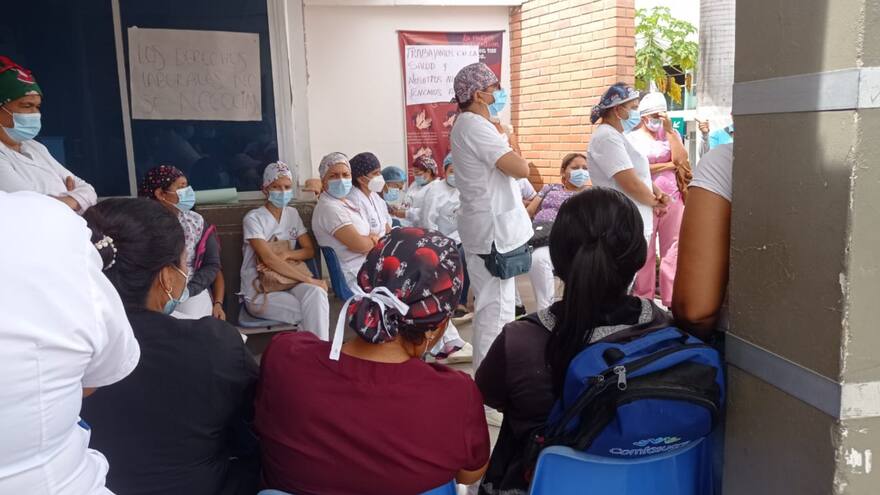 Empleados de la salud en Sucre no tienen seguridad social