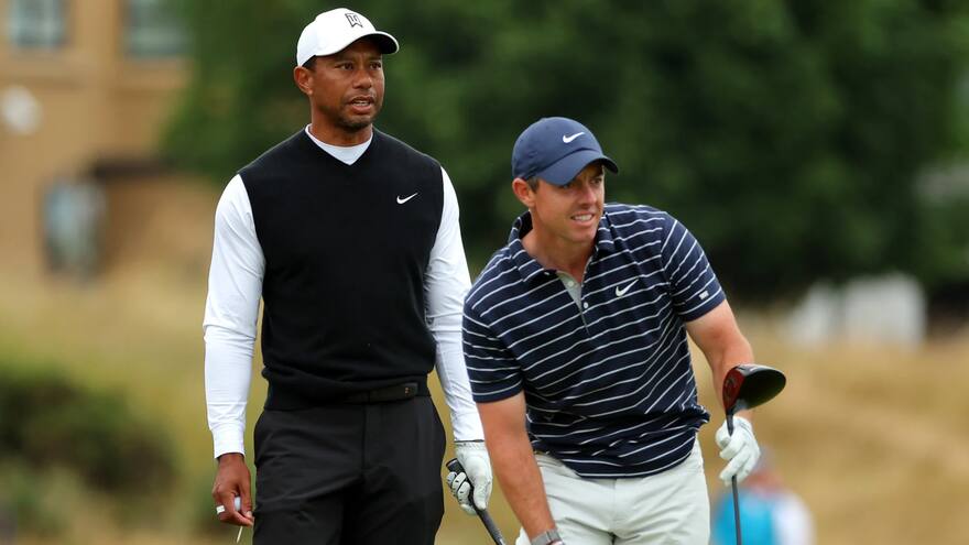 Golf: Tiger Woods y Rory McIlroy anuncian la creación de una nueva liga de golf