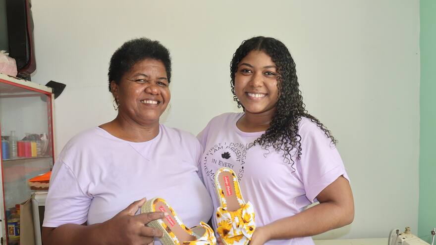 En los zapatos de Maira y Luisa Fernanda