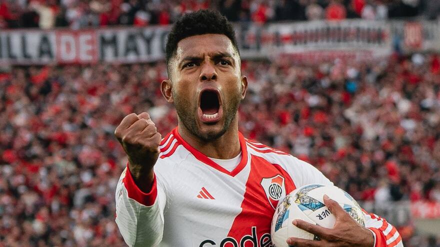 Histórico del River Plate eligió a Miguel Borja por encima de Edinson Cavani
