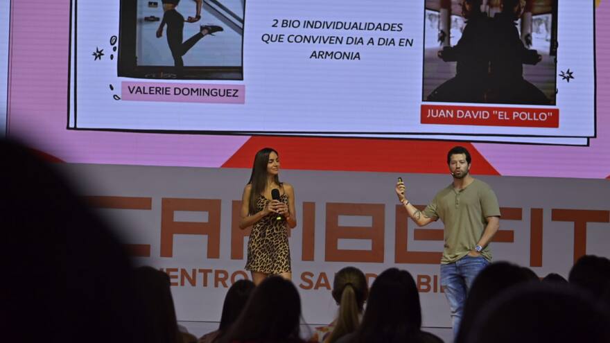 Valerie Domínguez y El Pollo revelan los pilares de su vida fitness