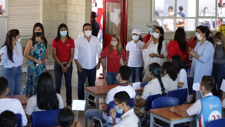 IE San Nicolás de Tolentino retorna a aulas con adecuaciones