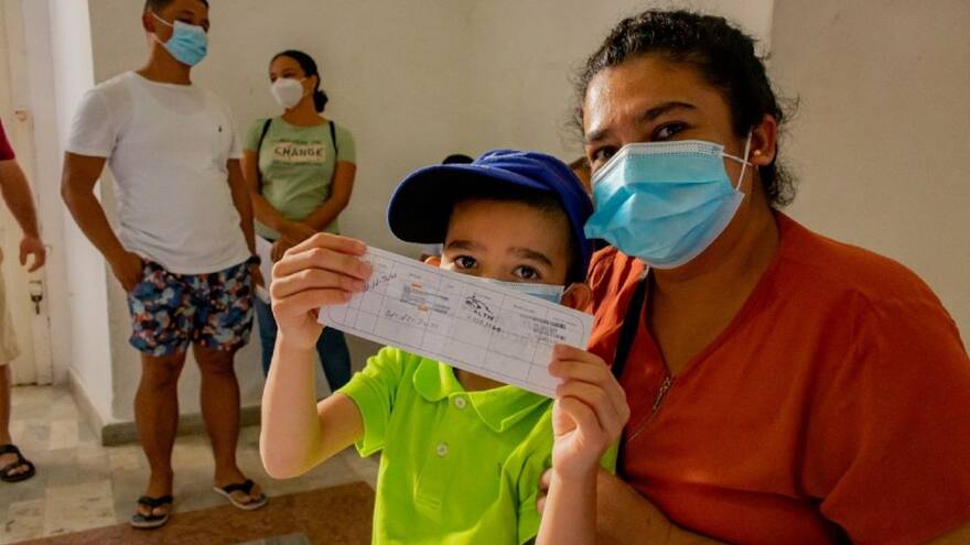 41 % de los niños en Cartagena no tiene la primera dosis de la vacuna