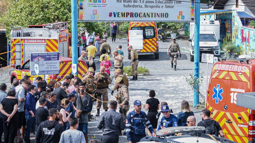 Brasil: hombre invade guardería y ataca a varios niños con arma blanca