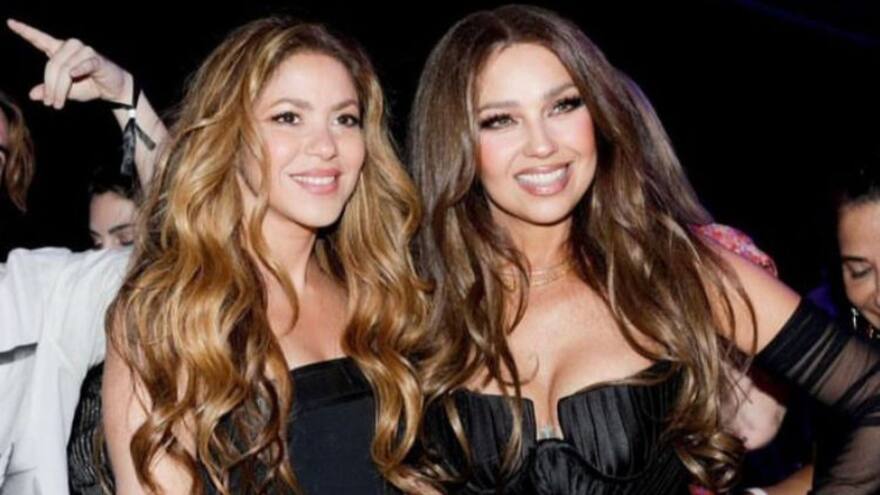 ¿Shakira y Thalia pusieron fin a su rivalidad? Esto pasó en los Billboard Mujeres Latinas en la Música