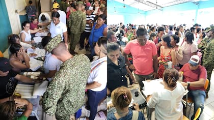 En Palmito, Sucre, cerca de 1000 personas siguieron votando después de las 4:00 de la tarde