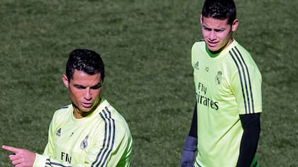 James Rodríguez se reencontrará con Cristiano Ronaldo en el partido entre Colombia y Portugal
