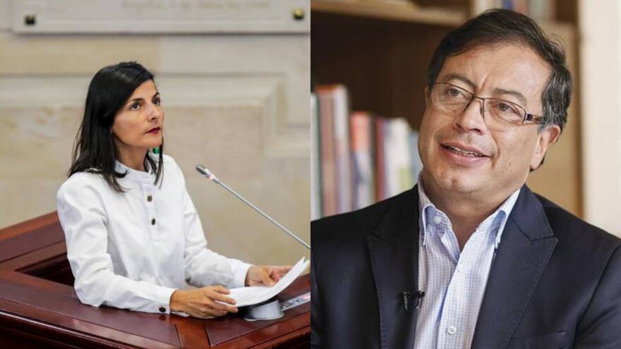 Petro defiende a la ministra de Minas tras incidente en el Congreso