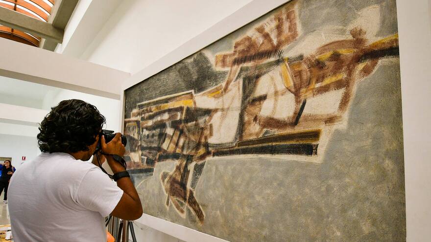 Artistas hablan de la huella de Loochkartt, un pintor prolífico