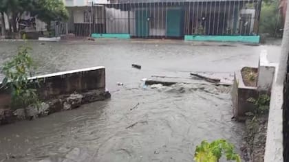 Desbordamiento de arroyo en La Manga pone en riesgo a un niño y deja varias casas inundadas