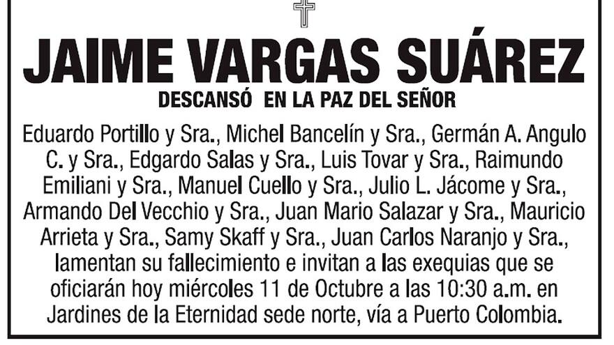 Jaime Vargas Suárez