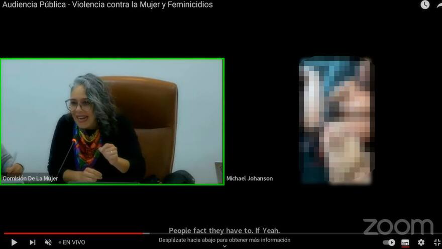 Hackean sesión de violencia contra la mujer para presentar contenido sexual