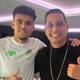 El cantante Hebert Vargas y Luis Díaz se reunieron en partido del Liverpool
