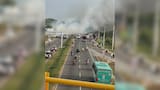 Reportan bloqueos en la Cordialidad a la altura de Galapa