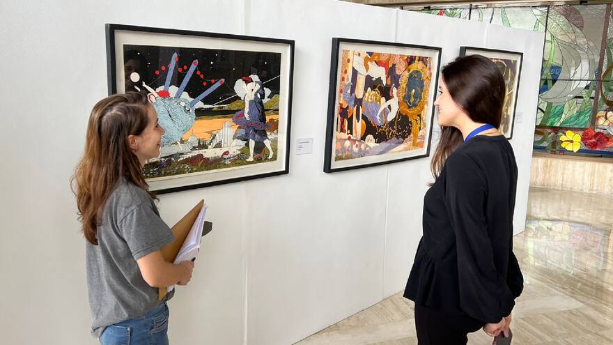 Álvaro Barrios expone su obra en oficinas de Gases del Caribe