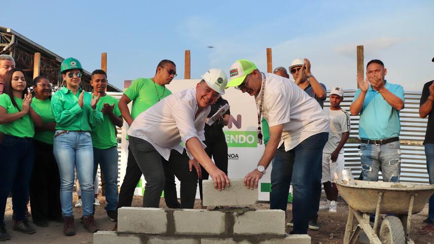Construyen centro de salud en el barrio Villa Andrea, de Baranoa