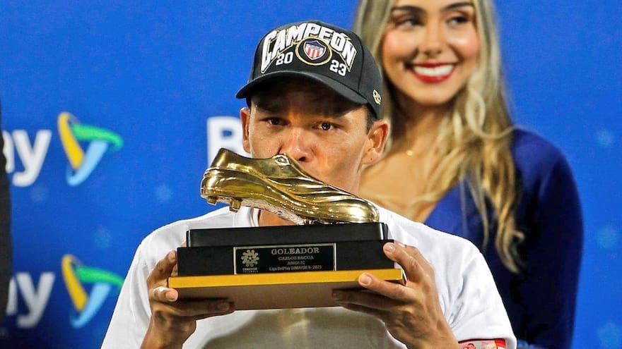 Carlos Bacca obtiene su cuarto ‘Botín de Oro’ del fútbol colombiano