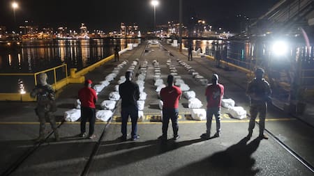 Incautan más de tres toneladas de droga dentro de un contenedor en Panamá