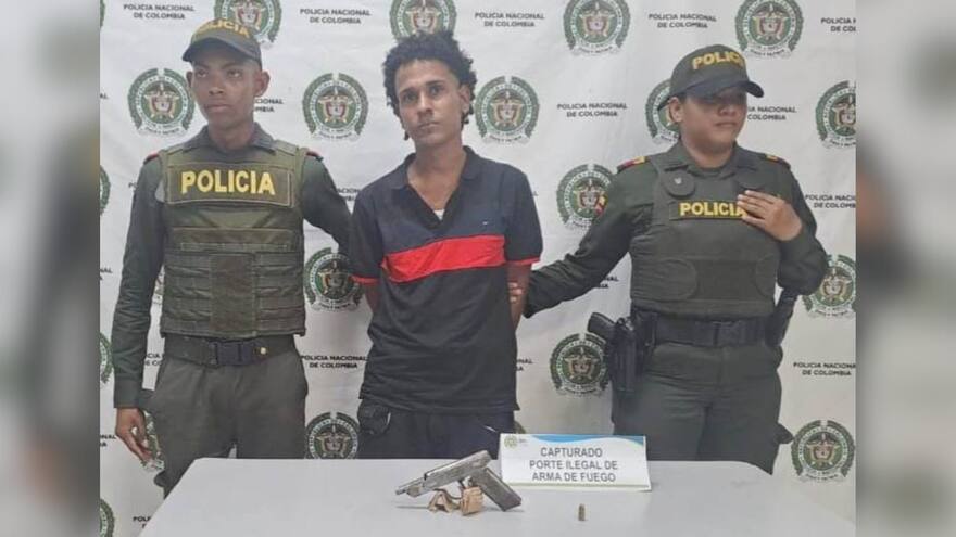 Desarman a un hombre en las calles de Arjona, Bolívar