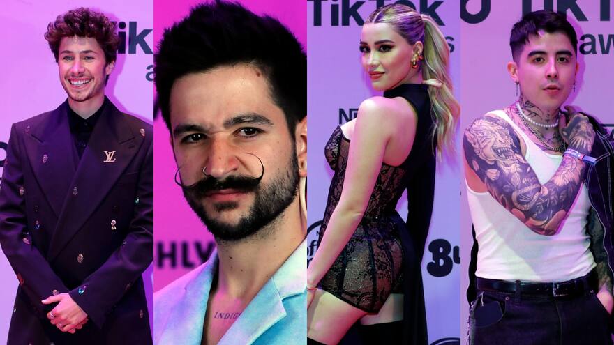 Premios TikTok reúnen a los mejores influyentes latinoamericanos elegidos por el público