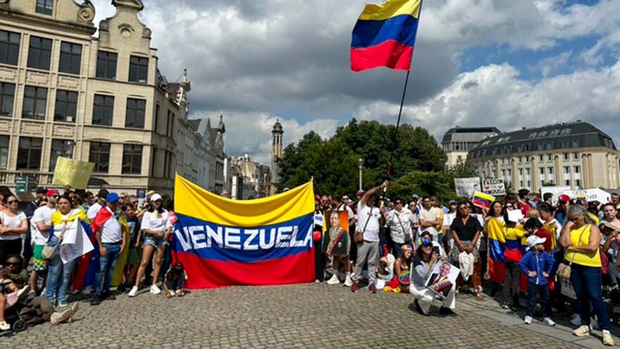 Imágenes de la ‘Gran protesta mundial por la verdad’ convocada por la oposición venezolana