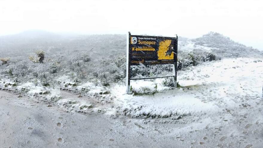 Nieve en Bogotá: 60 años después vuelve a nevar en Sumapaz