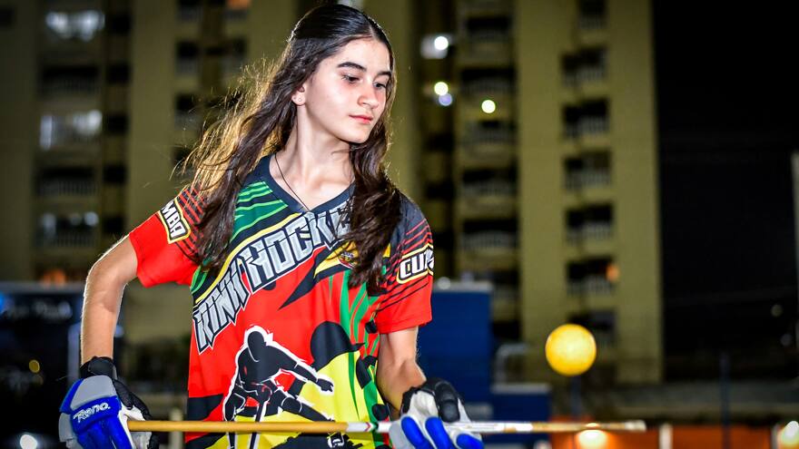 Valeria, presente y futuro del hockey patín en el Atlántico