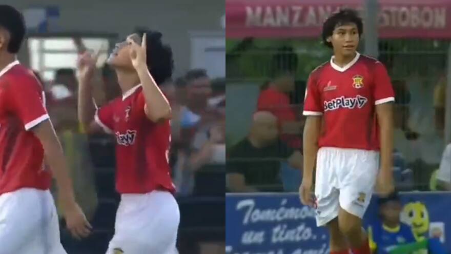 El hijo de Teófilo Gutiérrez, Cristiano, brilla en el fútbol: así fueron los goles que marcó en la final de la Caribe Champions