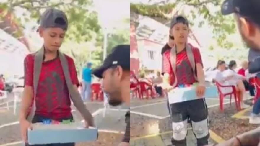 Niño matemático en Antioquia fue actuado: Influencer buscaba crear conciencia del trabajo de niños en la calle