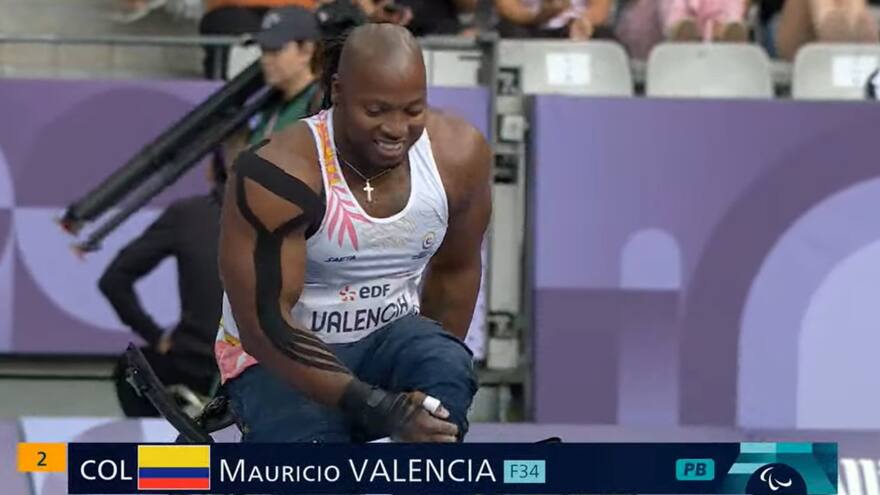 Paralímpicos de París 2024: Mauricio Valencia gana medalla de oro