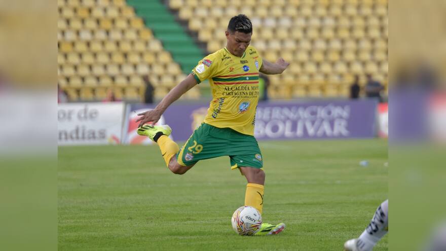Teófilo, héroe de la clasificación de Real Cartagena por la Copa BetPlay