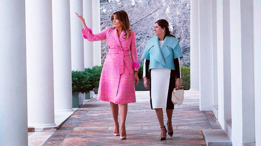 La chaqueta de la primera dama que enciende las redes sociales