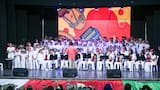 Niños del Conservatorio y la Banda Departamental de Sucre brillaron en la inauguración del Encuentro Nacional de Bandas