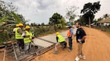 Inspeccionan obras viales y de espacio público que conectan al Bajo Sinú cordobés
