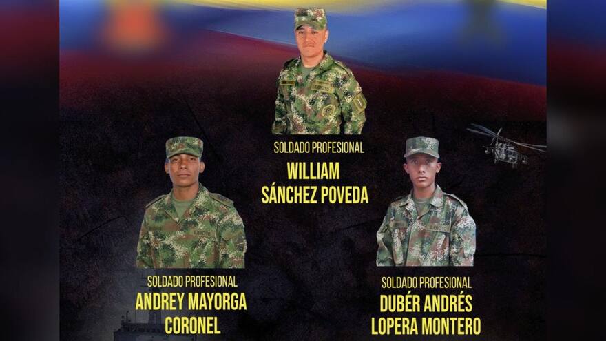 Soldados asesinados en Antioquia y Cauca: Fuerzas Militares condenan el ataque