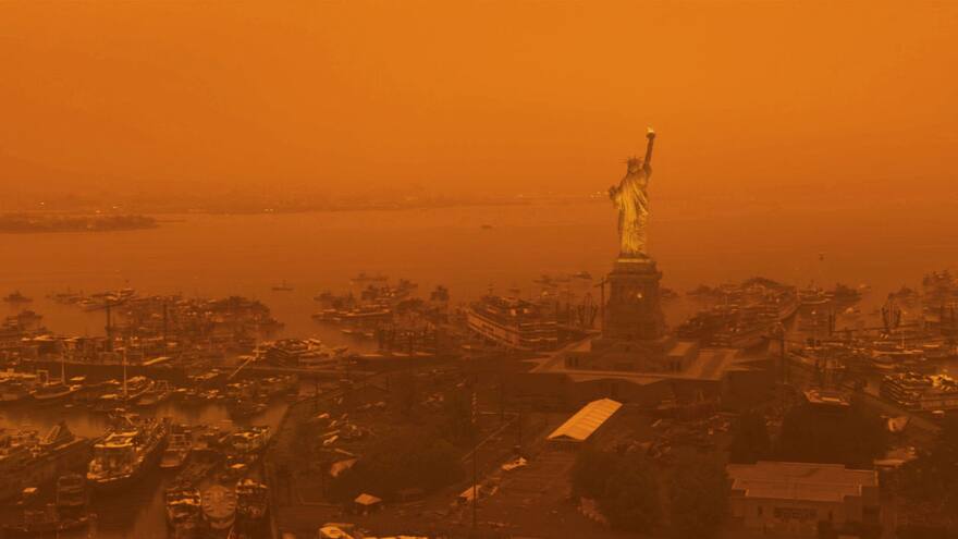 Alerta por la calidad del aire en varias zonas de Estados Unidos a causa de los graves incendios forestales en Canadá