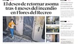El deseo de retornar asoma tras 4 meses del incendio en Flores del Recreo