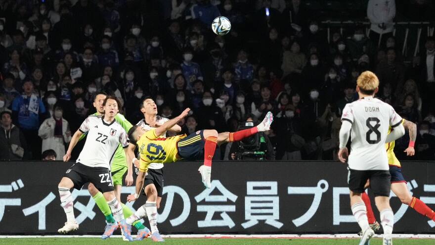 Colombia vs. Japón: las palabras de Rafael Santos Borré tras su golazo al estilo Supercampeones