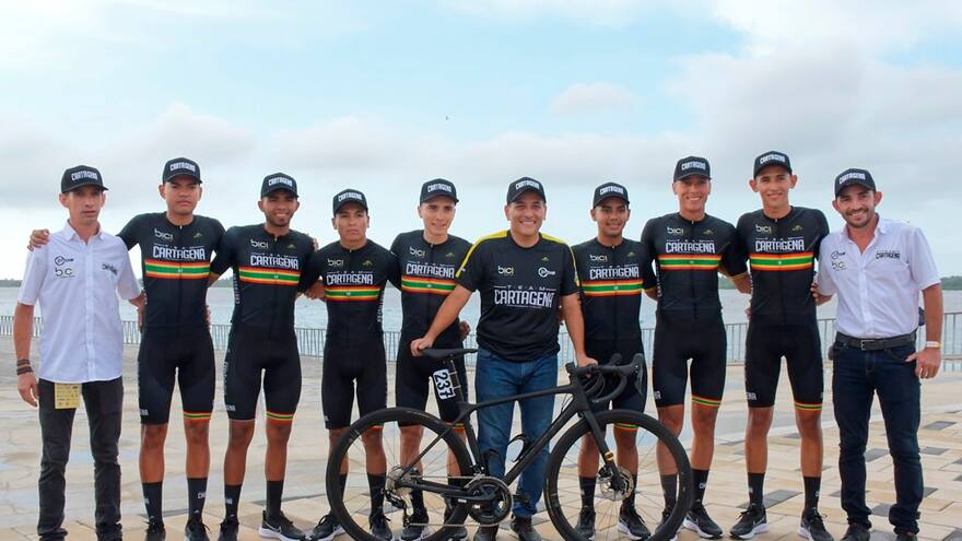 El ‘Team Cartagena’, la cuota de la región en la Vuelta a Colombia
